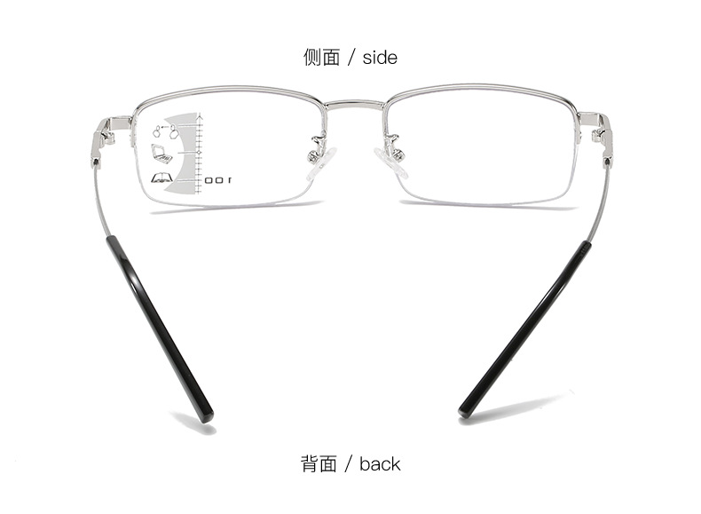 Smart Zoom Presbyopic Glasses Anti-Blue Light Multi-Focus Dual-Use Presbyopic Glasses Metal Reading Elderly Far-Sighted Glasses Smart Zoom Presbyopic Glasses Anti-Blue Light Multi-Focus Dual-Use Presbyopic Glasses Metal Reading Elderly Far-Sighted Glasses