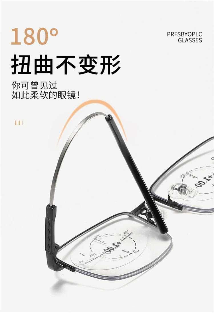 Smart Zoom Presbyopic Glasses Anti-Blue Light Multi-Focus Dual-Use Presbyopic Glasses Metal Reading Elderly Far-Sighted Glasses Smart Zoom Presbyopic Glasses Anti-Blue Light Multi-Focus Dual-Use Presbyopic Glasses Metal Reading Elderly Far-Sighted Glasses