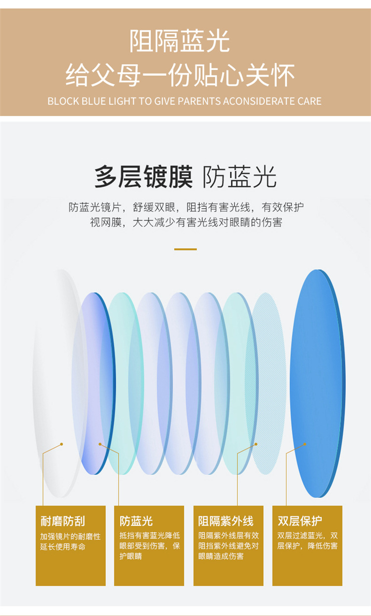 Smart Zoom Presbyopic Glasses Anti-Blue Light Multi-Focus Dual-Use Presbyopic Glasses Metal Reading Elderly Far-Sighted Glasses Smart Zoom Presbyopic Glasses Anti-Blue Light Multi-Focus Dual-Use Presbyopic Glasses Metal Reading Elderly Far-Sighted Glasses