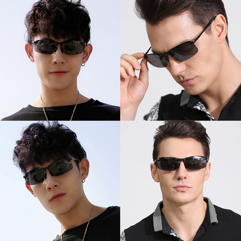 3043 Discolored Sunglasses Smart Photosensitive Polarized Sunglasses Day and Night Dual Use Driving Sunglasses Fishing Glasses Manufacturer