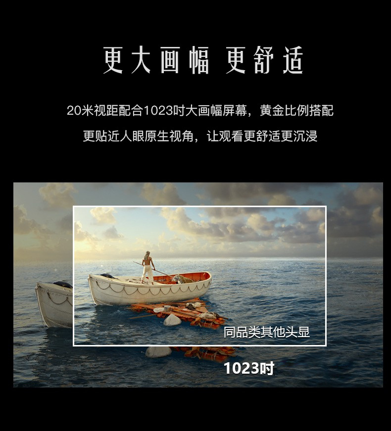 Smart Glasses Glass Viewing Glasses Panoramic Head-Mounted Imax Giant Screen Experience Mobile Phone New Product Wholesale