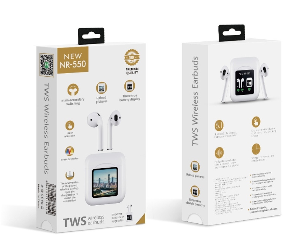 TWS Bluetooth Headset HD Digital Display LED Screen Changeable Picture Low Power Consumption Ultra-Long Life Battery Bluetooth Headset TWS Bluetooth Headset HD Digital Display LED Screen Changeable Picture Low Power Consumption Ultra-Long Life Battery Bluetooth Headset
