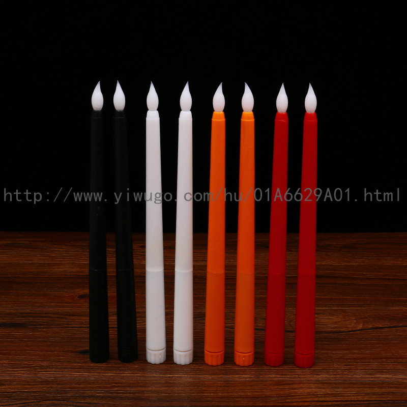 Electric Candle Lamp Swing Simulation Paraffin Remote Control Led Charging Romantic Wedding Confession Road Lead Buddhist Offering Candle Lamp