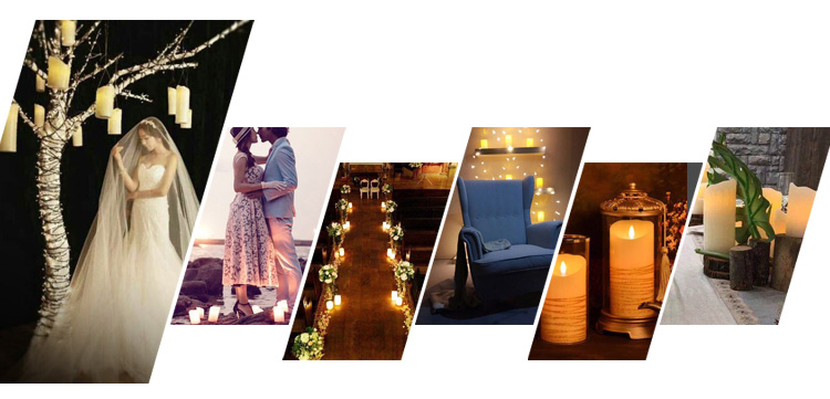 Electric Candle Lamp Swing Simulation Paraffin Remote Control Led Charging Romantic Wedding Confession Road Lead Buddhist Offering Candle Lamp