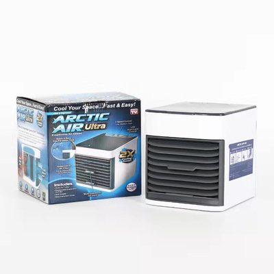 Mini Small Air Conditioning Cooling Desktop Water-Cooled Spray USB Rechargeable Small Fan Student Dormitory Office Air Cooler