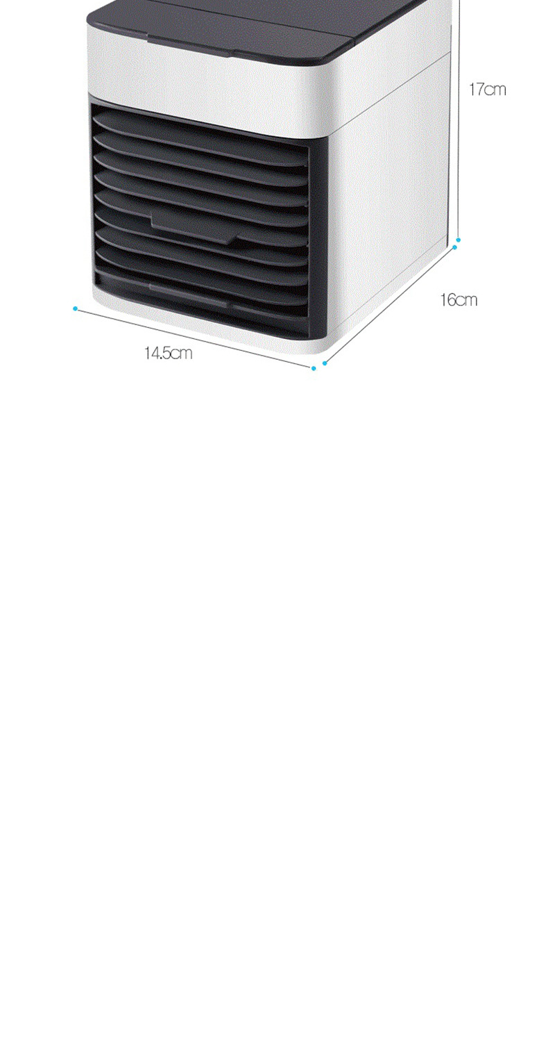 Mini Small Air Conditioning Cooling Desktop Water-Cooled Spray USB Rechargeable Small Fan Student Dormitory Office Air Cooler Mini Small Air Conditioning Cooling Desktop Water-Cooled Spray USB Rechargeable Small Fan Student Dormitory Office Air Cooler