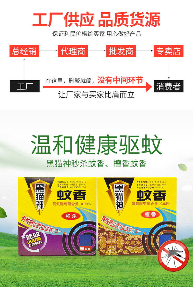 Black Cat God Anti-Mosquito Repellent Sandalwood Mosquito Coil Stall Artifact Baby Pregnant Baby Household Smoke-Free Large Plate Mosquito Repellent Incense Black Cat God Anti-Mosquito Repellent Sandalwood Mosquito Coil Stall Artifact Baby Pregnant Baby Household Smoke-Free Large Plate Mosquito Repellent Incense