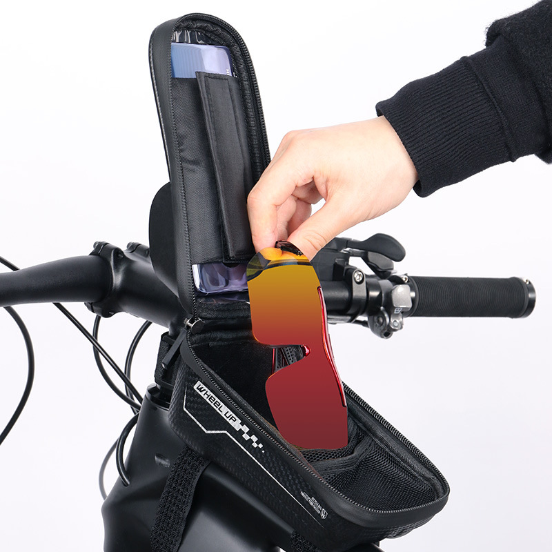 Wheelup Hard Shell Bicycle Bag Mountain Bike Front Beam Package Upper Tube Waterproof Phone Bag Saddle Bag Cycling Fixture