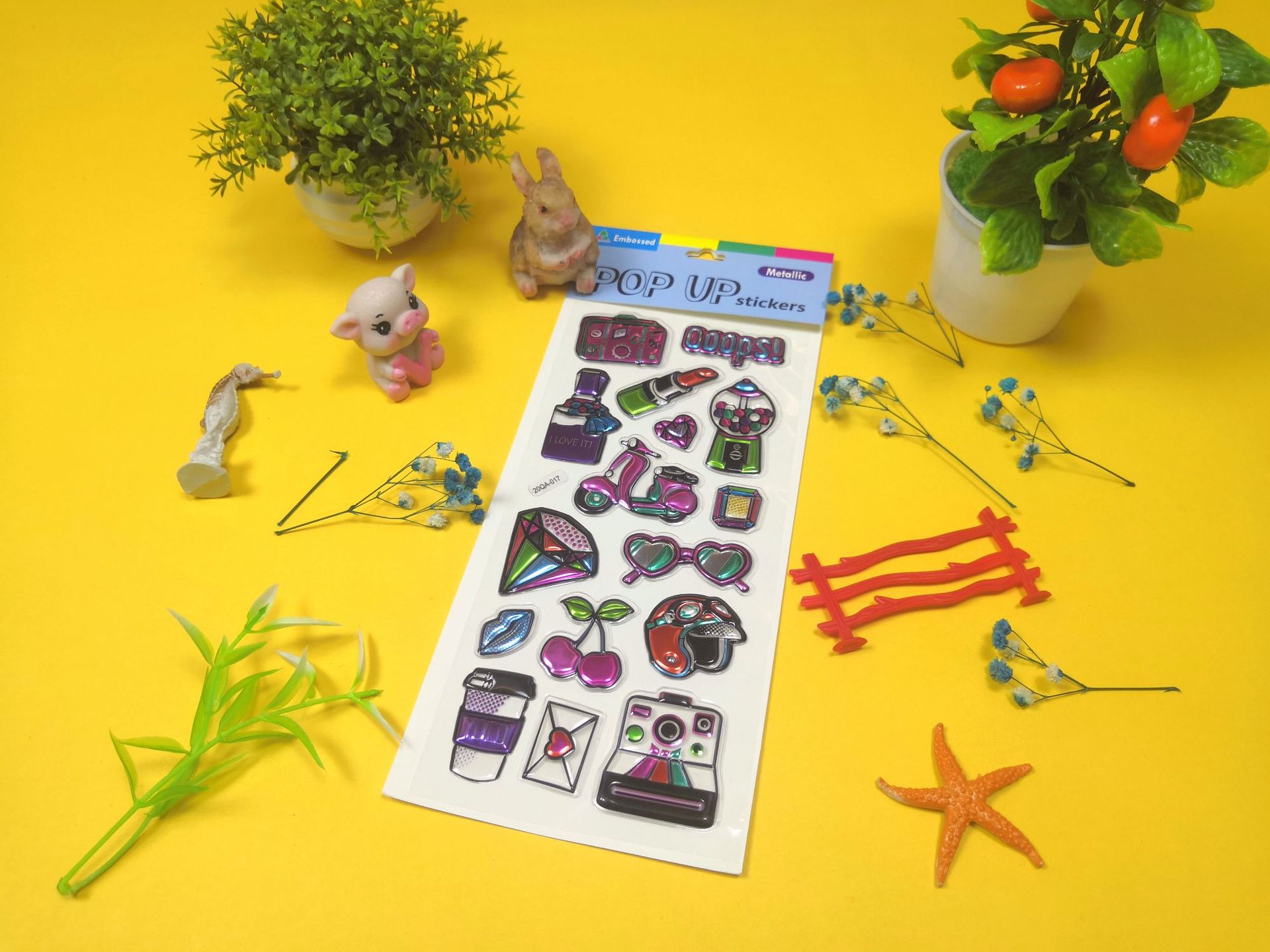 20qa Blister Bubble Sticker Three-Dimensional Bubble Shell Sticker Concave-Convex Decorative Sticker Blister Bubble Sticker Phone Stickers