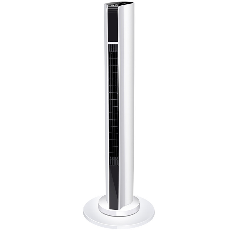Special Push Household Tower Fan Bladeless Fans Mute Shaking Head Vertical Floor Fan Mechanical Remote Control Lightweight Simple Cleaning
