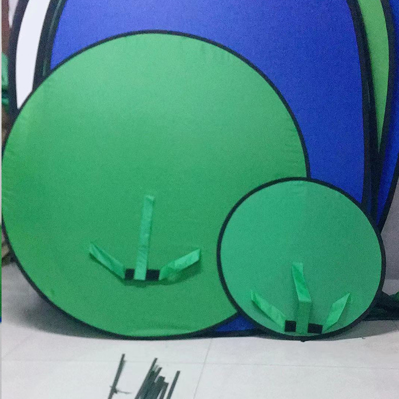 New Nylon Blue Green Double-Sided Photography Background Plate Portable Camera Equipment Cutout Background Fabric Live and Photo