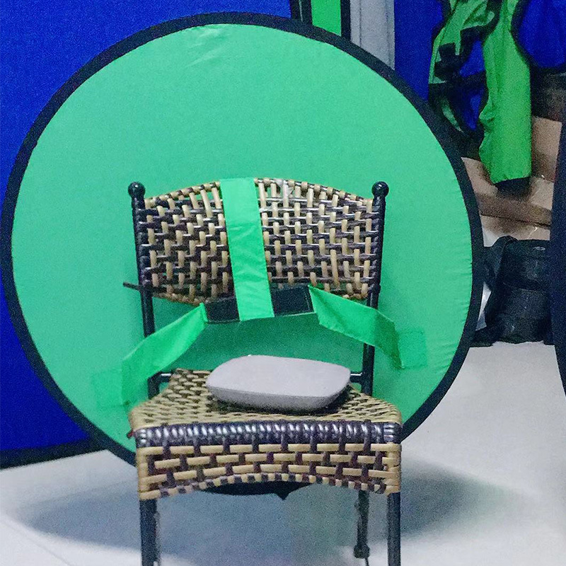 New Nylon Blue Green Double-Sided Photography Background Plate Portable Camera Equipment Cutout Background Fabric Live and Photo