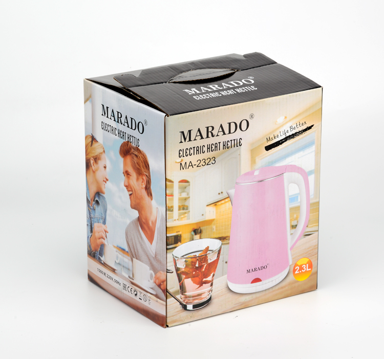 Factory Direct Sales Electric Kettle 2.3L Double-Layer Anti-Scald Stainless Steel Automatic Break Electric Kettle Accept Quality Customization Factory Direct Sales Electric Kettle 2.3L Double-Layer Anti-Scald Stainless Steel Automatic Break Electric Kettle Accept Quality Customization