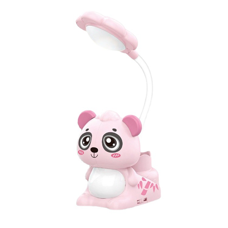 Multifunctional Cartoon Penknife Table Lamp USB Charging Children&#039;s Bedside Table Desk Eye Protection Night Light Training Gift