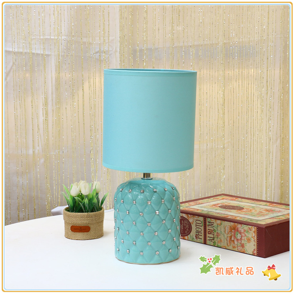 American Style Desk Lamp Bedside Lamp Bedroom Simple Ceramic Table Lamp Children's Room Student Dormitory Table Lamp American Style Desk Lamp Bedside Lamp Bedroom Simple Ceramic Table Lamp Children's Room Student Dormitory Table Lamp