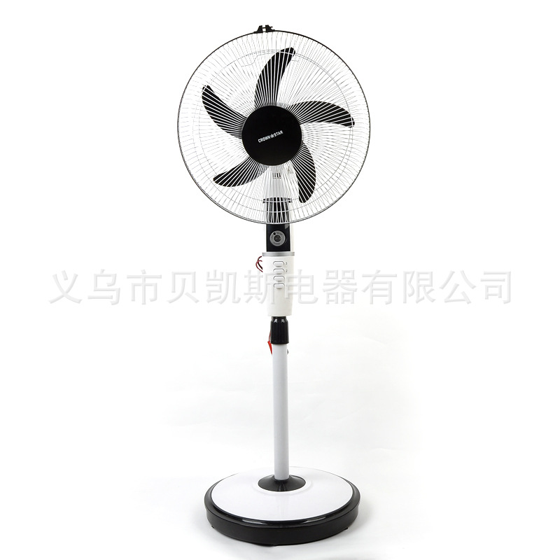 New 12V Solar Rechargeable Floor Fan with Battery Five-Leaf with Light DC-113 Standing Electric Fan Household Outdoor Fan