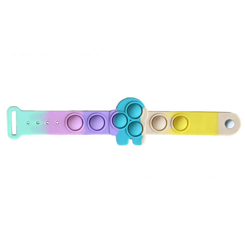 Mouse Killer Pioneer Colorful Silicone Bracelet Spaceman Decompression Bracelet Children's Fingertip Bubble Music Decompression Toy