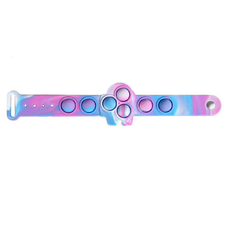 Mouse Killer Pioneer Colorful Silicone Bracelet Spaceman Decompression Bracelet Children's Fingertip Bubble Music Decompression Toy