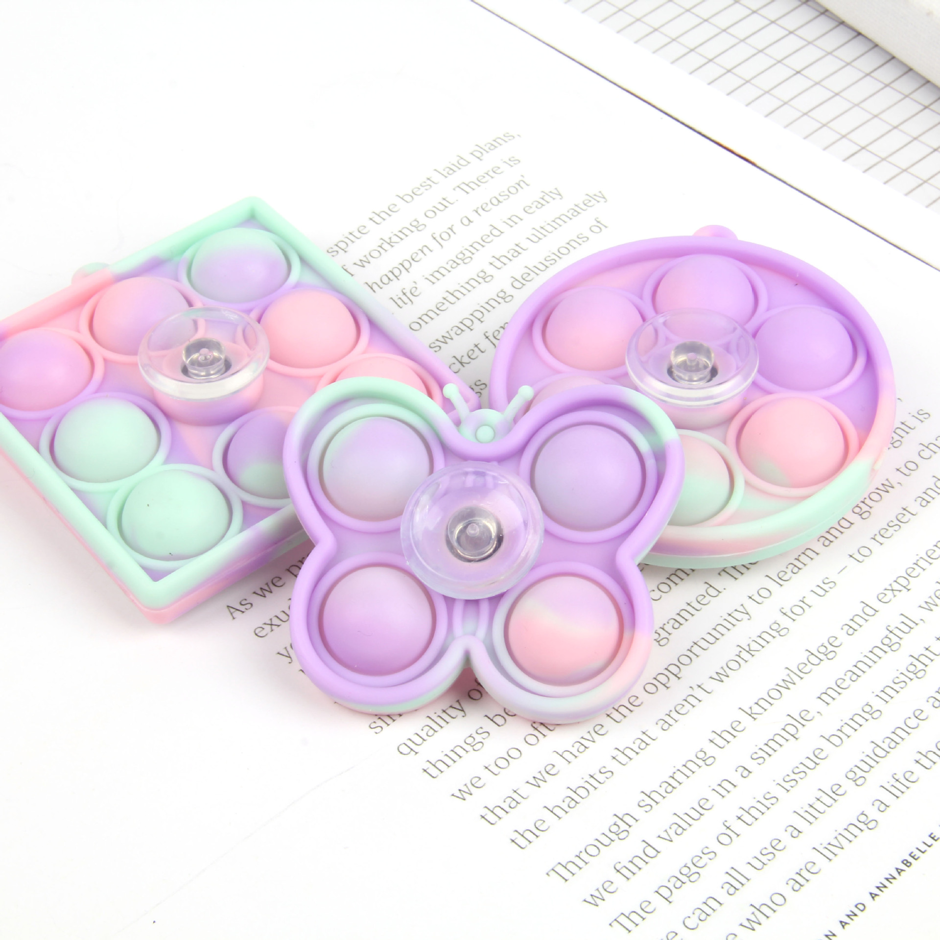 Cross-Border Mouse Killer Pioneer Fingertip Gyro Macaron Color Creative Finger Rotating Decompression Soft Rubber Gyro Toy Cross-Border Mouse Killer Pioneer Fingertip Gyro Macaron Color Creative Finger Rotating Decompression Soft Rubber Gyro Toy