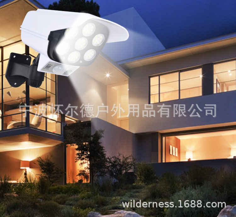 Simulation Surveillance Fake Camera Solar Sensor Wall Lamp Led Strong Light Anti-Thief Remote Control Wireless Monitor Lamp Simulation Surveillance Fake Camera Solar Sensor Wall Lamp Led Strong Light Anti-Thief Remote Control Wireless Monitor Lamp