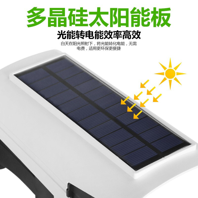 New LED Solar Garden Light Simulation Monitor Lamp Fake Camera Anti-Thief Lamp Remote Control Induction Wall Lamp Outdoor