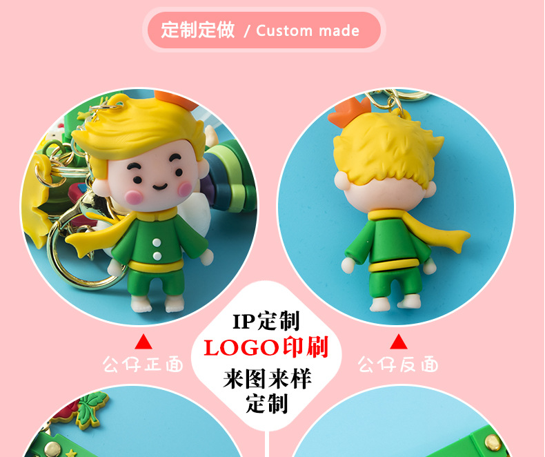Girl 'S Creative Piggy Keychain Cute Raincoat Pig Pendant Earphone Protective Cover Bag Ornaments Soft Glue Small Gift