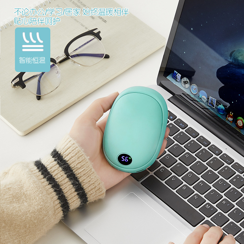 Cross-Border 2021 Power Bank Hand Warmer USB Hand Warmer Hand Warmer 6000MAh New Dual Purpose Convenient Electric Warming