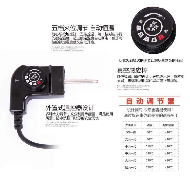 Manufacturer Household Korean Style Ingot-Shaped Pot Non-Stick Electric Food Warmer Household Multi-Functional Electric Chafing Dish Electric Frying Pan