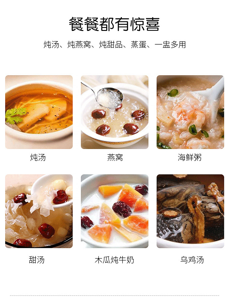 Ceramic Double Cover Slow Cooker Household Cute Giraffe Water-Proof Stew Pot Large, Medium And Small Cubilose Pot Steamed Egg Custard Binaural Ceramic Double Cover Slow Cooker Household Cute Giraffe Water-Proof Stew Pot Large, Medium And Small Cubilose Pot Steamed Egg Custard Binaural