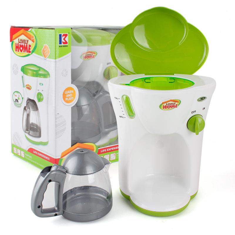 Play House Toys Simulation Small Household Appliances Multi-Function Vacuum Cleaner Coffee Bread Maker Stall Hot Selling Factory Direct Sales