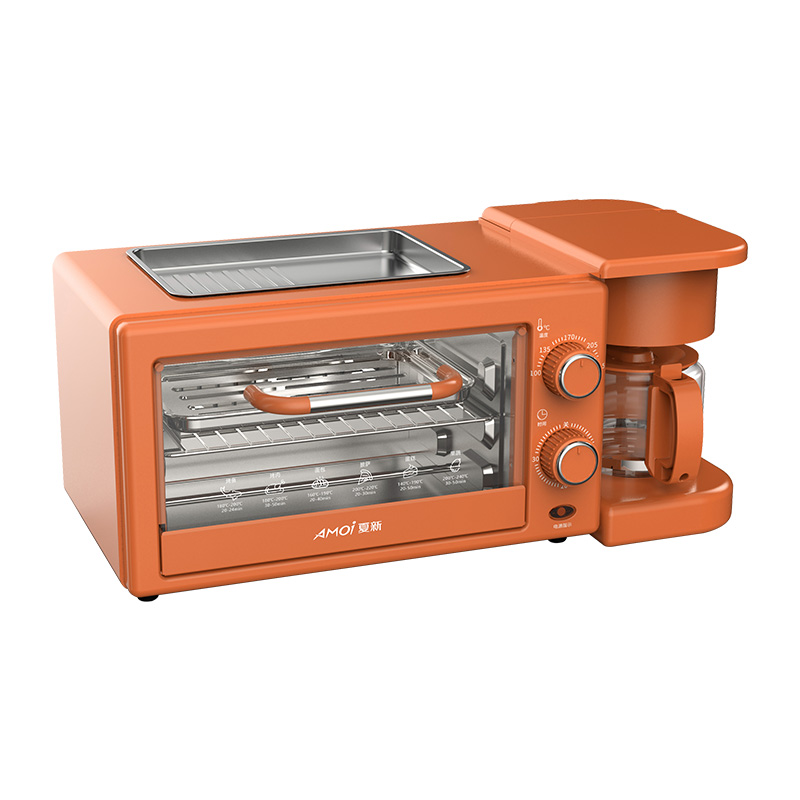 Internet Celebrity Live Broadcast Amoi Breakfast Machine Electric Oven Coffee Maker Hot Bread Maker Small Mini Automatic Toaster Electric Stove