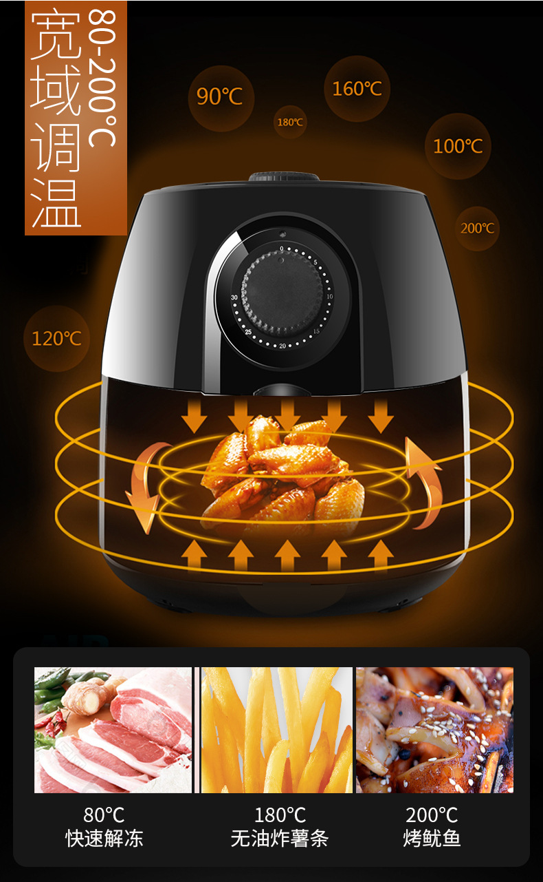 Household Air Fryer Large Capacity Intelligent Fume-Free Bread Maker Multi-Function Automatic Fry Twisted Dough-Strips Machine Deep Frying Pan Household Air Fryer Large Capacity Intelligent Fume-Free Bread Maker Multi-Function Automatic Fry Twisted Dough-Strips Machine Deep Frying Pan