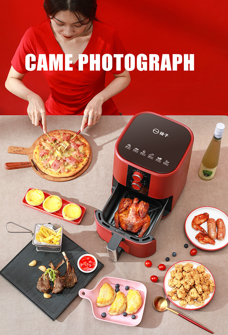 Air Fryer Household Deep Fryer Intelligent Oil-Free Multi-Function Electric Fryer French Fries Bread Maker Manufacturer Meeting Sale Gift Air Fryer Household Deep Fryer Intelligent Oil-Free Multi-Function Electric Fryer French Fries Bread Maker Manufacturer Meeting Sale Gift