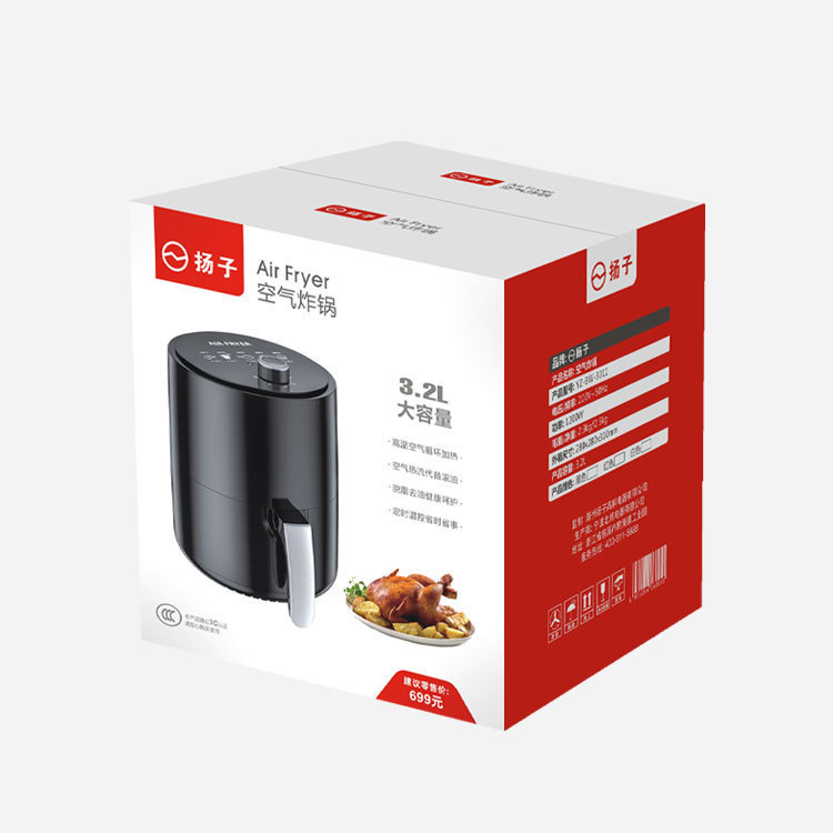 Air Fryer Household Deep Fryer Intelligent Oil-Free Multi-Function Electric Fryer French Fries Bread Maker Manufacturer Meeting Sale Gift