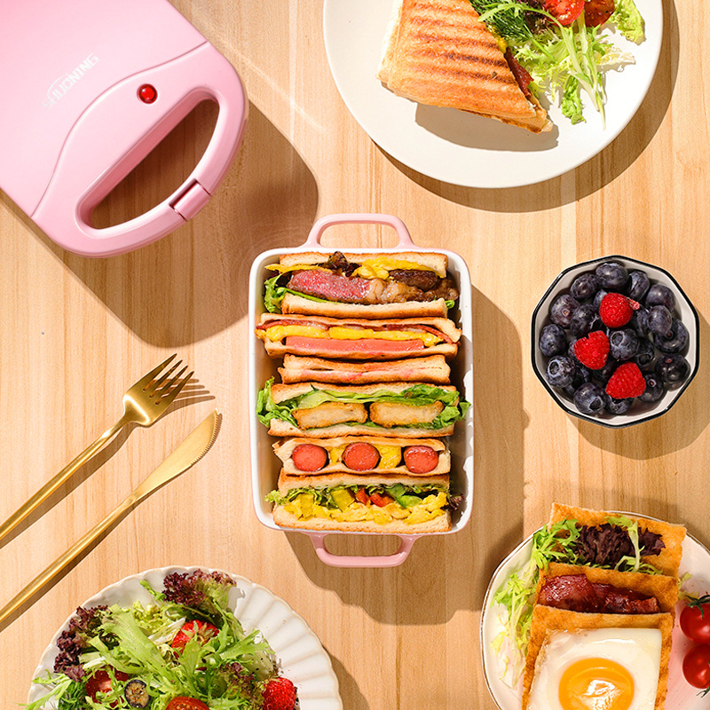 Yidepu Breakfast Machine Multi-Functional Home Bread Maker Factory Direct Sales Toast Can Be Connected to Foreign Trade Sandwich Machine
