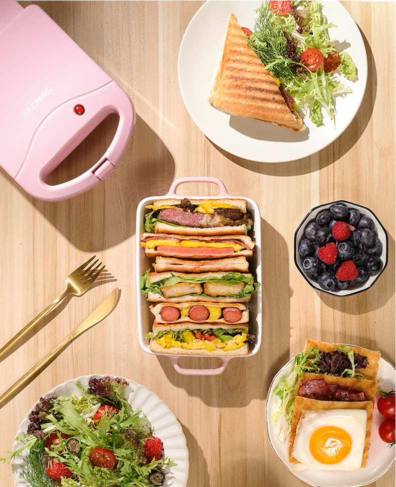 Yidepu Breakfast Machine Multi-Functional Home Bread Maker Factory Direct Sales Toast Can Be Connected to Foreign Trade Sandwich Machine Yidepu Breakfast Machine Multi-Functional Home Bread Maker Factory Direct Sales Toast Can Be Connected to Foreign Trade Sandwich Machine