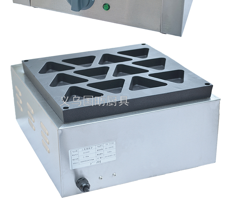 Electric Triangle Pancake Stove Fy-113D Cookie Baking Machine Bread Maker Red Bean Cake Machine Muffin Machine Snack Equipment Electric Triangle Pancake Stove Fy-113D Cookie Baking Machine Bread Maker Red Bean Cake Machine Muffin Machine Snack Equipment
