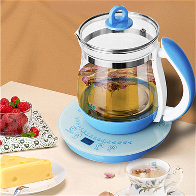 Multifunctional Health Pot Automatic Thickening Glass Tea Maker Electric Kettle Bird&#039;s Nest Scented Tea Health Pot Wholesale