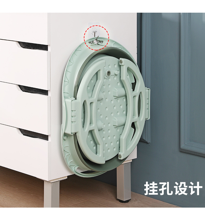 Folding Foot Bath Bucket Portable High-Depth Bucket over the Knee Foot Tub Household Foot Barrel Wash Foot Basin Plastic Foot Basin