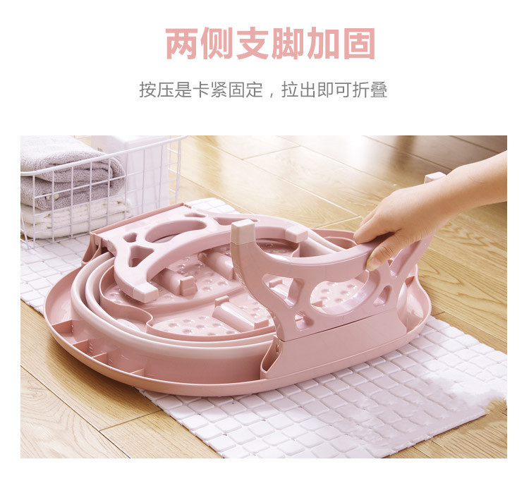 New Roller Folding Foot Tub Portable Foot Bath Barrel Wash Foot Basin Home Travel Feet-Washing Basin Factory Direct Sales