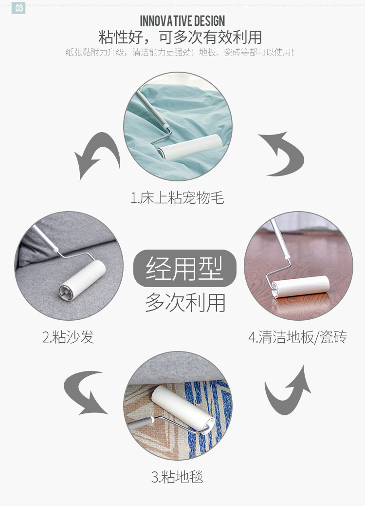Tearable Lint Remover Roller Dust Sticking Paper Telescopic Long Handle Lint Remover Dust Removal Paper Scrap Floor Stick at Will Tearable Lint Remover Roller Dust Sticking Paper Telescopic Long Handle Lint Remover Dust Removal Paper Scrap Floor Stick at Will