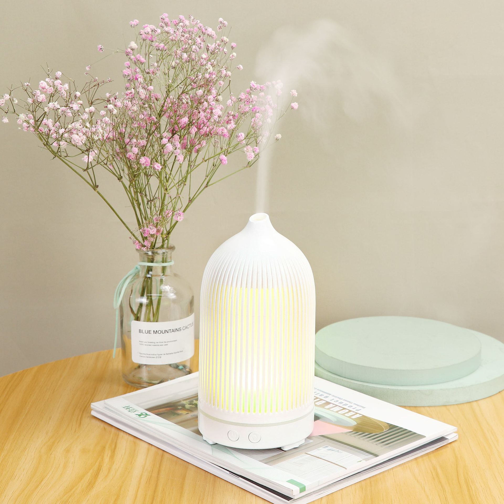 5V Colorful Fragrance Lamp Aroma Diffuser Ultrasonic Atomization Mini Desktop USB Humidifier Household Wood Grain Aroma Diffuser 5V Colorful Fragrance Lamp Aroma Diffuser Ultrasonic Atomization Mini Desktop USB Humidifier Household Wood Grain Aroma Diffuser