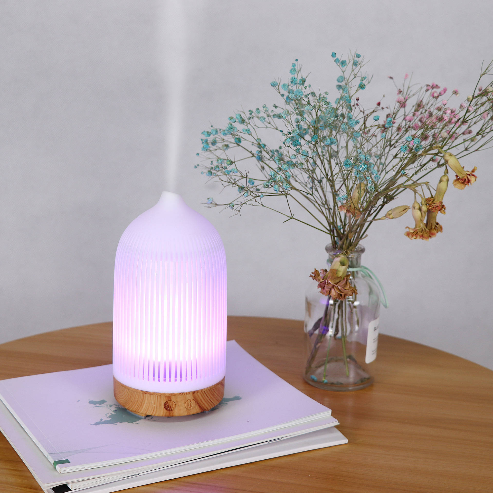 5V Colorful Fragrance Lamp Aroma Diffuser Ultrasonic Atomization Mini Desktop USB Humidifier Household Wood Grain Aroma Diffuser 5V Colorful Fragrance Lamp Aroma Diffuser Ultrasonic Atomization Mini Desktop USB Humidifier Household Wood Grain Aroma Diffuser