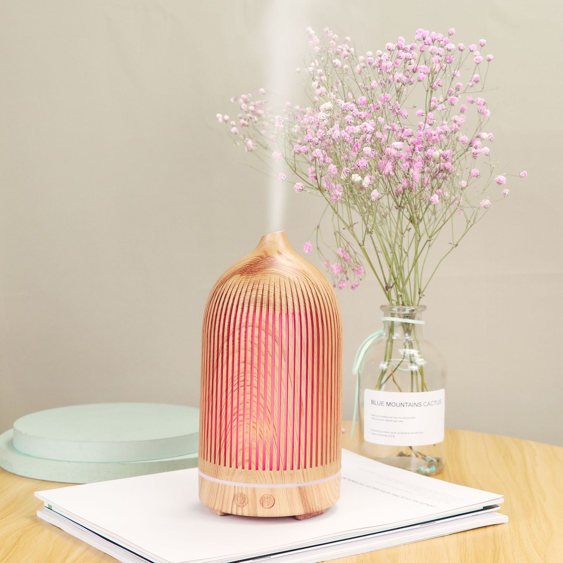 5V Colorful Fragrance Lamp Aroma Diffuser Ultrasonic Atomization Mini Desktop USB Humidifier Household Wood Grain Aroma Diffuser 5V Colorful Fragrance Lamp Aroma Diffuser Ultrasonic Atomization Mini Desktop USB Humidifier Household Wood Grain Aroma Diffuser