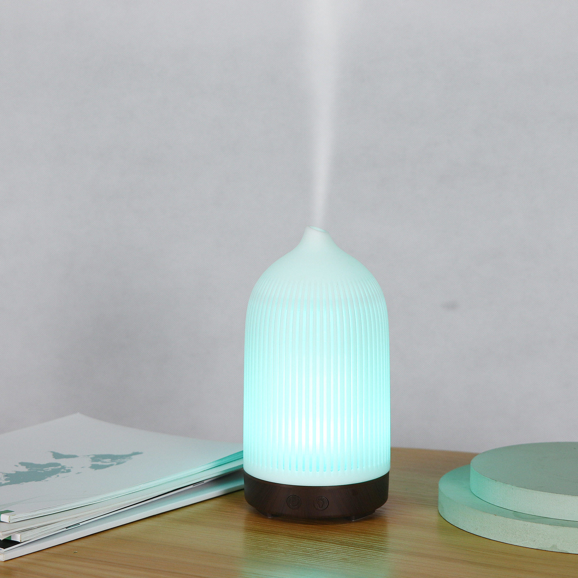 5V Colorful Fragrance Lamp Aroma Diffuser Ultrasonic Atomization Mini Desktop USB Humidifier Household Wood Grain Aroma Diffuser 5V Colorful Fragrance Lamp Aroma Diffuser Ultrasonic Atomization Mini Desktop USB Humidifier Household Wood Grain Aroma Diffuser