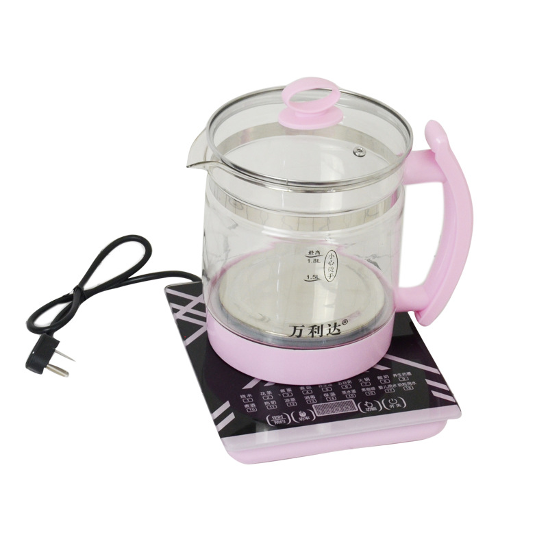 High Borosilicate Glass Electric Heating Health Pot Automatic Intelligent Thickening Multifunctional Scented Teapot Tea Cooker