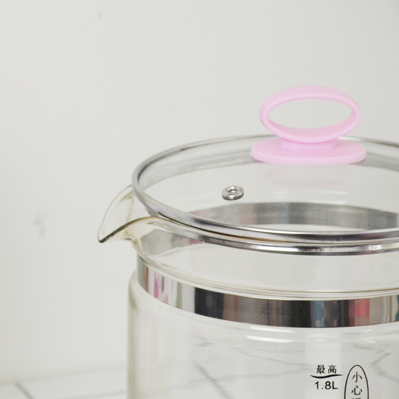 High Borosilicate Glass Electric Heating Health Pot Automatic Intelligent Thickening Multifunctional Scented Teapot Tea Cooker