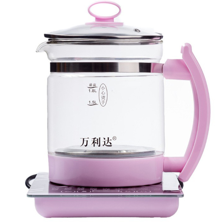 High Borosilicate Glass Electric Heating Health Pot Automatic Intelligent Thickening Multifunctional Scented Teapot Tea Cooker