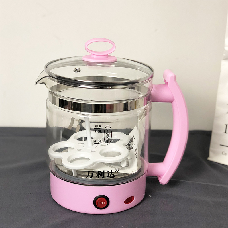 High Borosilicate Glass Electric Heating Health Pot Automatic Intelligent Thickening Multifunctional Scented Teapot Tea Cooker