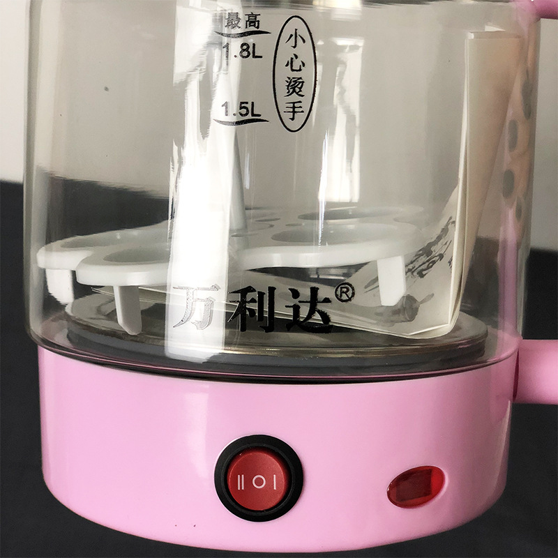 High Borosilicate Glass Electric Heating Health Pot Automatic Intelligent Thickening Multifunctional Scented Teapot Tea Cooker